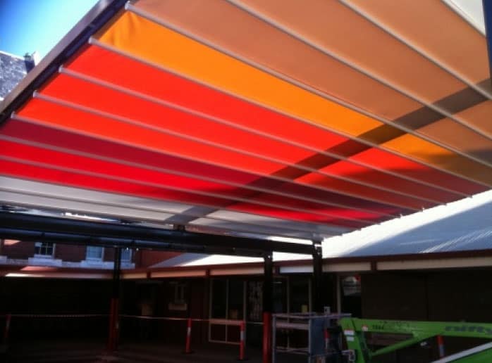 pattern printing acrylic awning